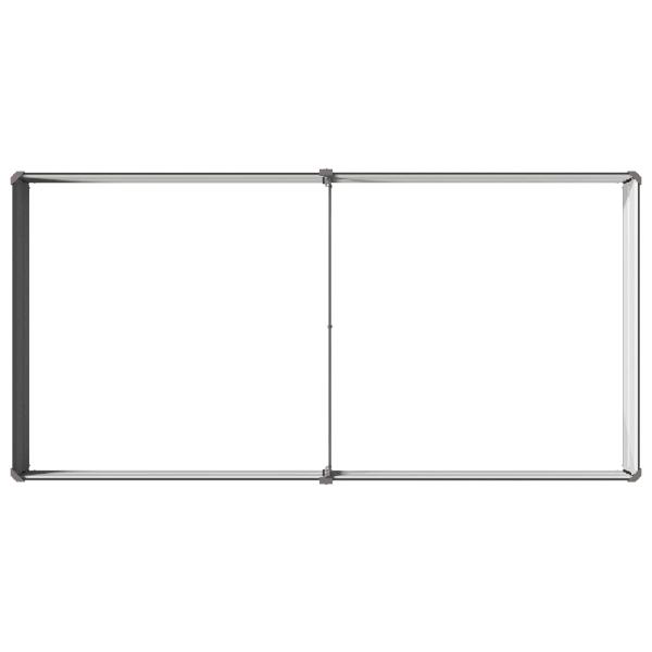 Hochbeet im Garten Anthrazit 160 x 80 x 24 cm Stahl