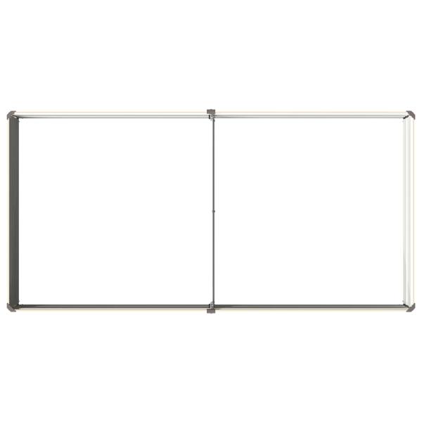 Hochbeet im Garten Elfenbein 160 x 80 x 24 cm Stahl