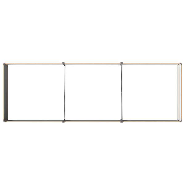 Hochbeet im Garten Holz Natur 240 x 80 x 24 cm Stahl