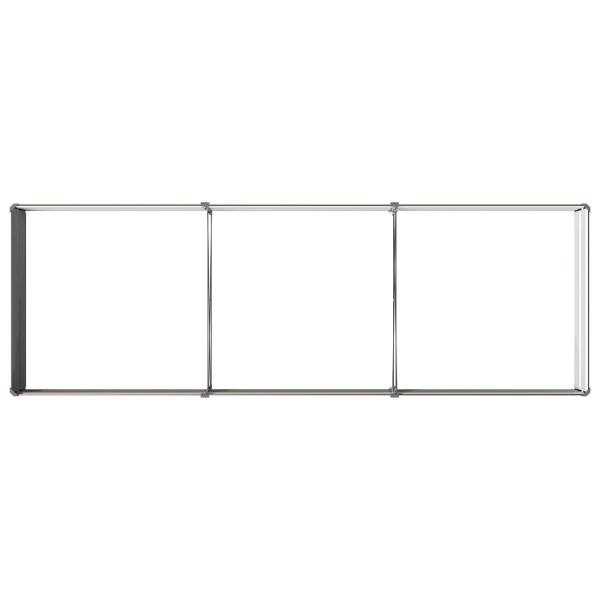 Hochbeet im Garten Braun 240 x 80 x 24 cm kaltgewalzter Stahl