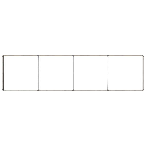 Hochbeet im Garten Holz Braun 320 x 80 x 24 cm