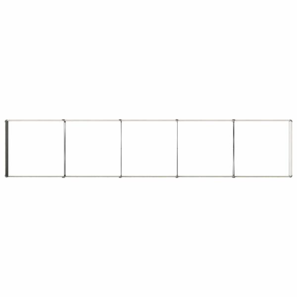 Hochbeet im Garten Holz Braun 400 x 80 x 24 cm
