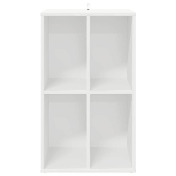 Schallplattenschrank Wei? 44,5 x 36,5 x 74,5 cm Holzwerkstoff