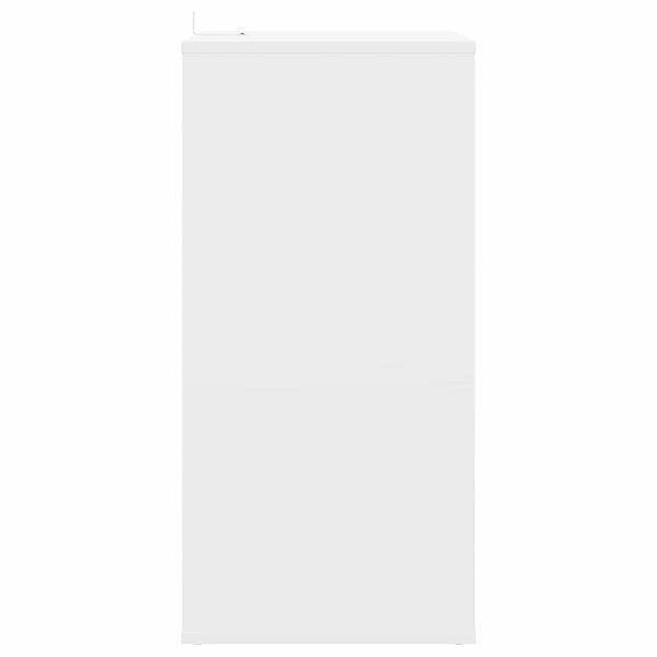 Schallplattenschrank Wei? 44,5 x 36,5 x 74,5 cm Holzwerkstoff