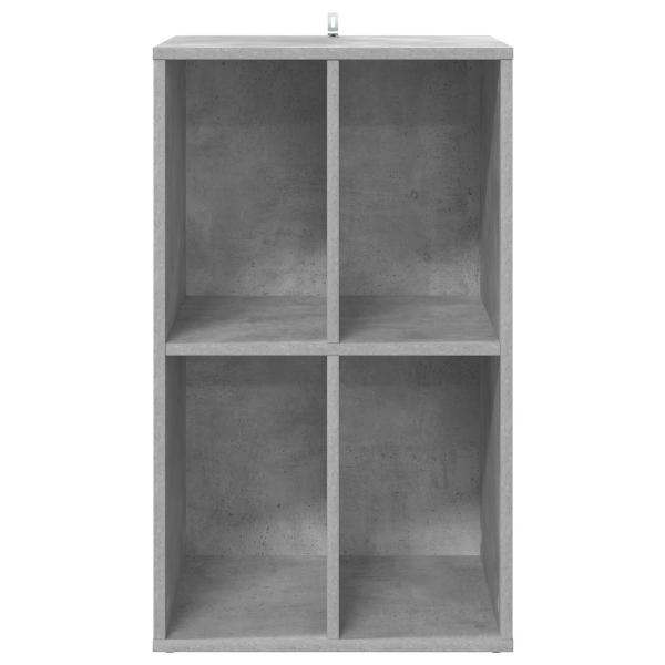 Schallplattenschrank Betongrau 44,5 x 36,5 x 74,5 cm