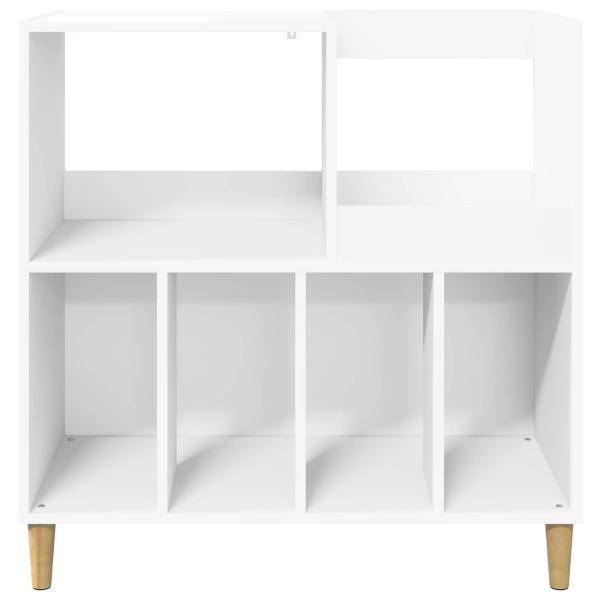 Plattenspieler Stand Wei? 82 x 39,5 x 82,5 cm Holzwerkstoff