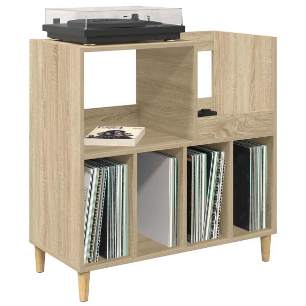 Plattenspieler Stand Sonoma-Eiche 82 x 39,5 x 82,5 cm