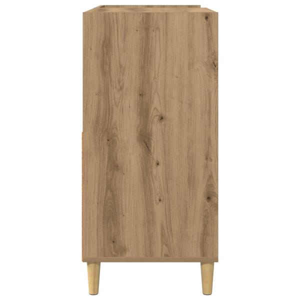 Plattenspieler Stand Artisan-Eiche 82 x 39,5 x 82,5 cm