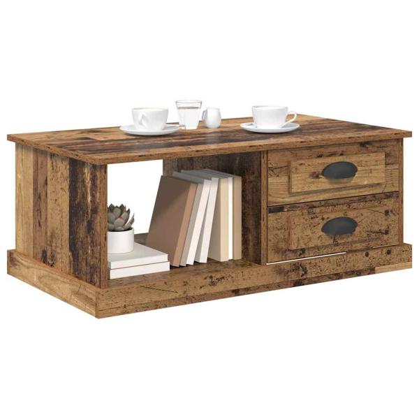 Couchtisch Altholz 90 x 50 x 35 cm Holzwerkstoff