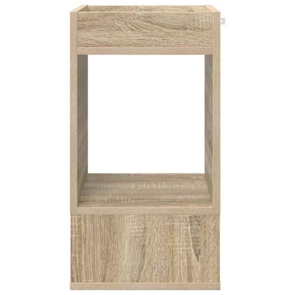 Beistelltisch Sonoma-Eiche 30 x 30 x 56 cm Holzwerkstoff
