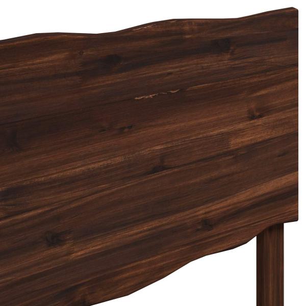 Kopfteil mit Live Edge ROSTOCK Dunkelbraun 80 cm