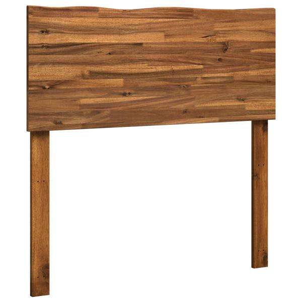 Baumkanten-Kopfteil ROSTOCK Natur 75 cm Massivholz Akazie