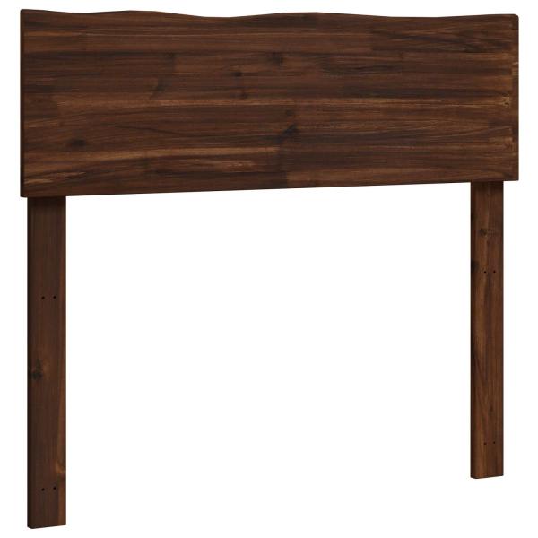 Kopfteil mit Live Edge ROSTOCK Dunkelbraun 90 cm