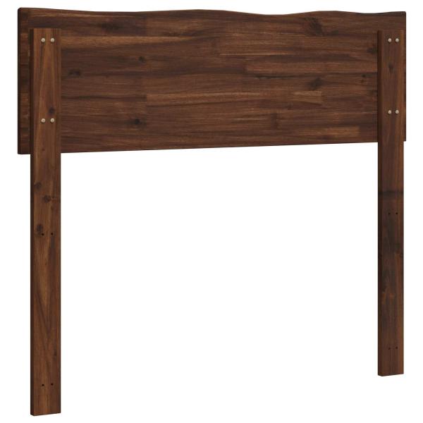 Kopfteil mit Live Edge ROSTOCK Dunkelbraun 90 cm