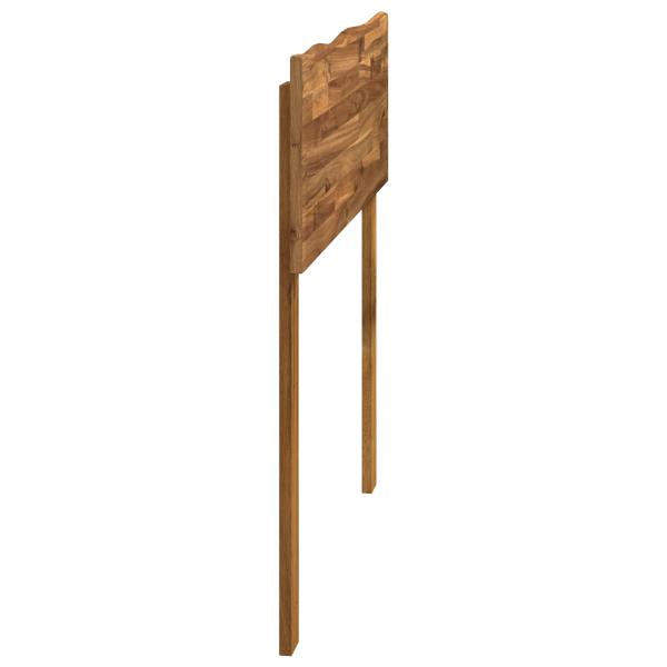 Kopfteil mit Live Edge ROSTOCK Natur 80 cm Massivholz Akazie
