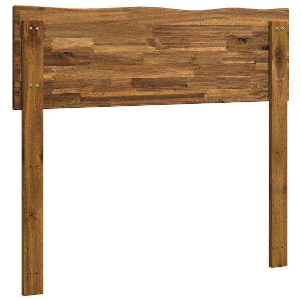 Kopfteil mit Live Edge ROSTOCK Natur 80 cm Massivholz Akazie