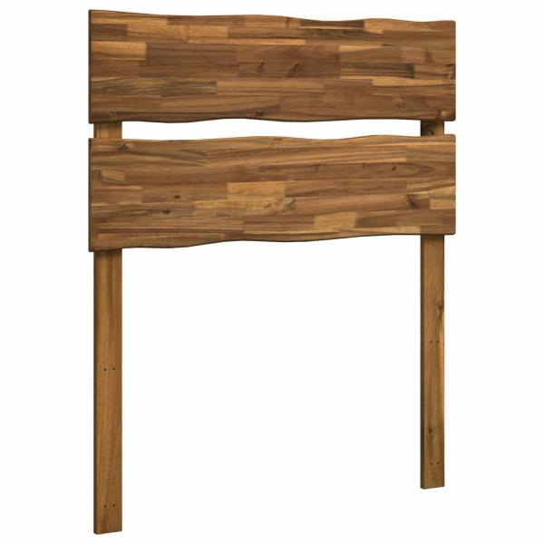 Kopfteil mit Live Edge ROSTOCK Natur 100 cm Massivholz Akazie