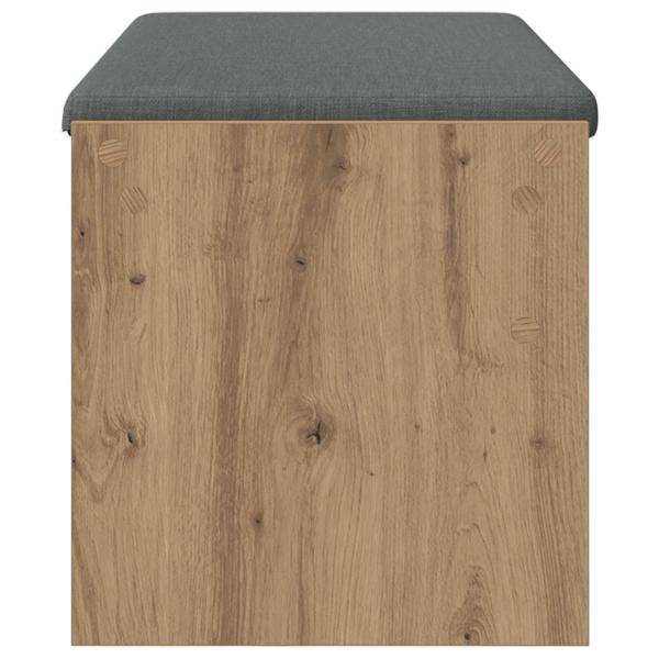 Schuhbank mit Kissen Artisan-Eiche 103 x 38 x 40 cm