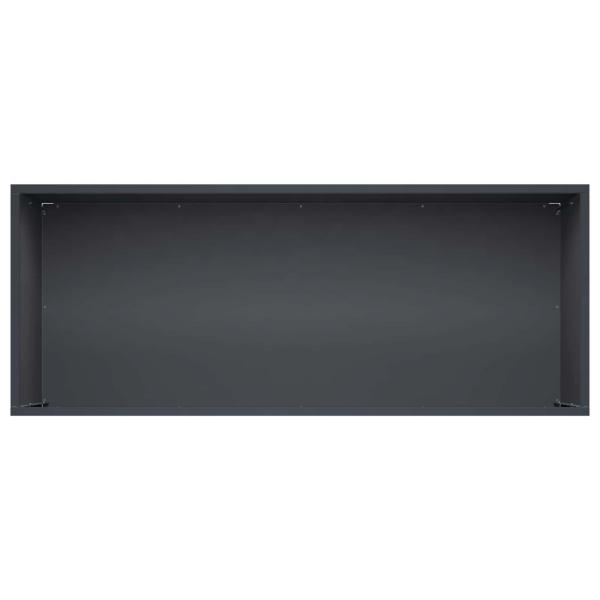 Garten-Pflanzgefäß Anthrazit 100 x 40 x 40 cm