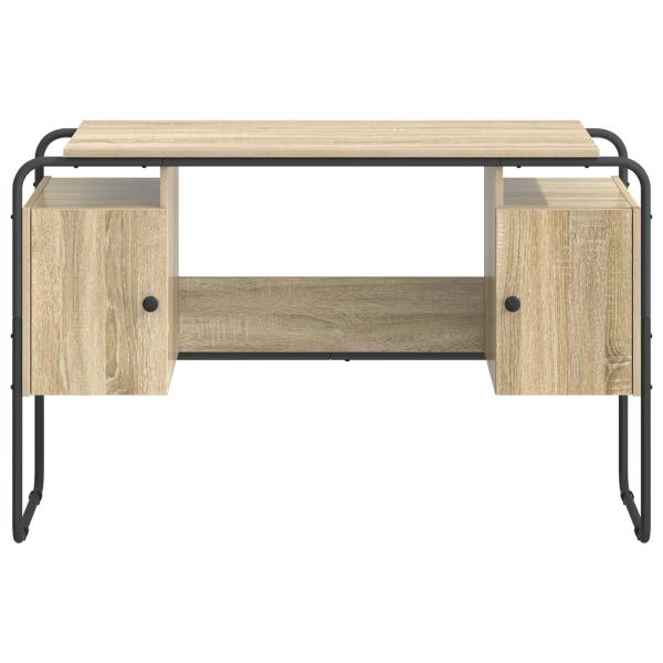 Schreibtisch mit Stauraum Sonoma-Eiche 120 x 50,5 x 75,5 cm