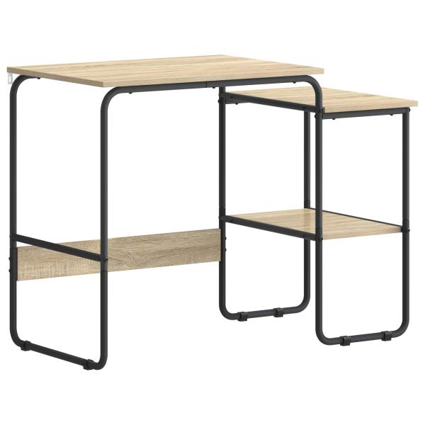 Schreibtisch mit Stauraum Sonoma-Eiche 100 x 50 x 75 cm
