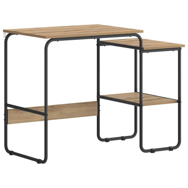 Schreibtisch mit Stauraum Artisan-Eiche 100 x 50 x 75 cm