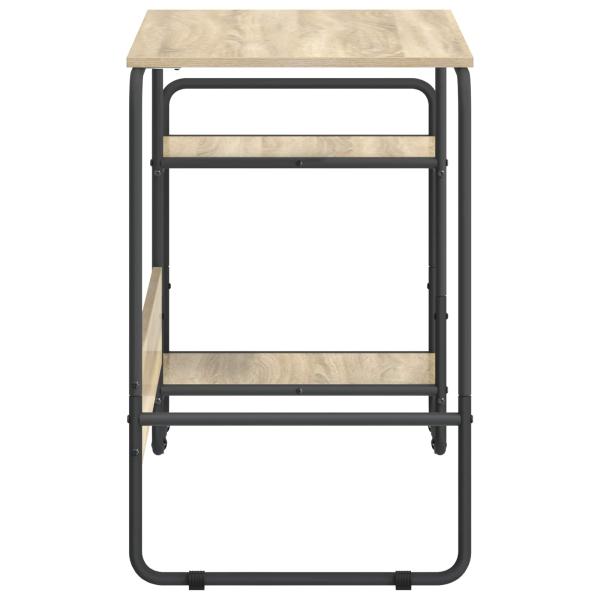 Schreibtisch mit Stauraum Sonoma-Eiche 131,5 x 50 x 75,5 cm