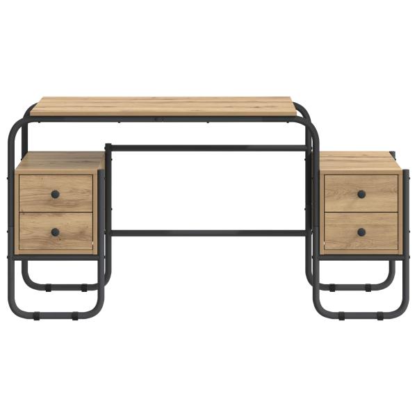 Schreibtisch mit Stauraum Artisan-Eiche 145 x 50 x 75 cm