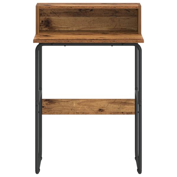 Schreibtisch mit Stauraum Altholz 60 x 50 x 91 cm