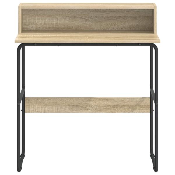 Schreibtisch mit Stauraum Sonoma-Eiche 80 x 50 x 91 cm