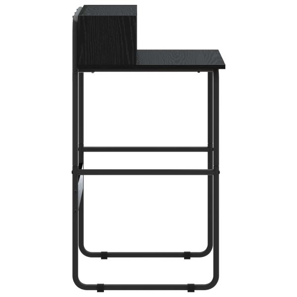 Schreibtisch mit Stauraum Schwarz Eichen-Optik 60 x 50 x 91 cm