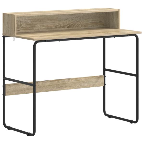 Schreibtisch mit Stauraum Sonoma-Eiche 100 x 50 x 91 cm