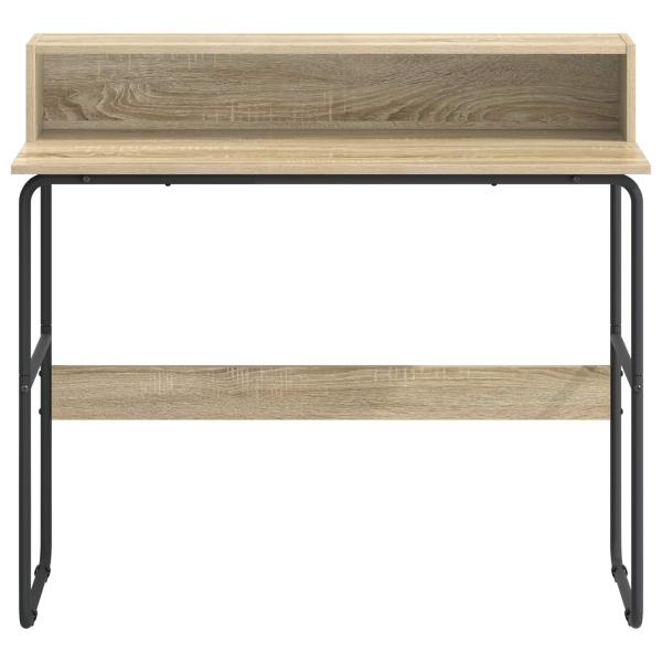 Schreibtisch mit Stauraum Sonoma-Eiche 100 x 50 x 91 cm