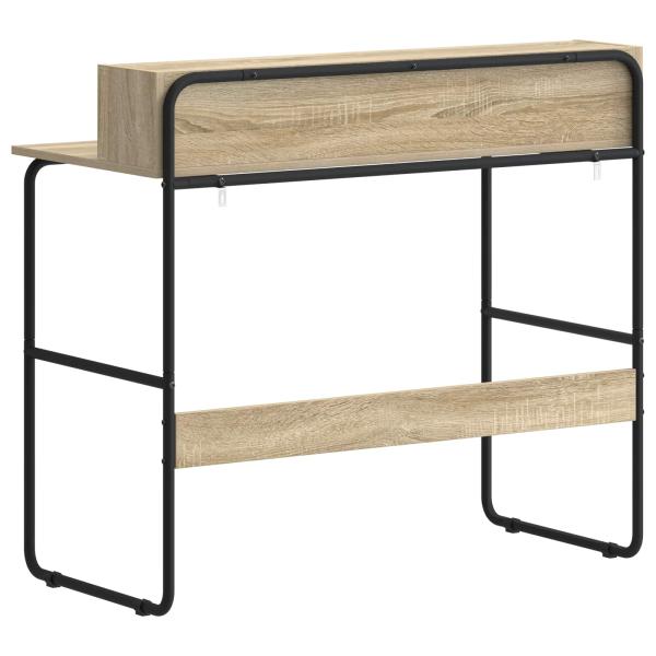 Schreibtisch mit Stauraum Sonoma-Eiche 100 x 50 x 91 cm