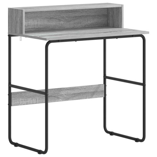 Schreibtisch mit Stauraum Sonoma-Grau 80 x 50 x 91 cm