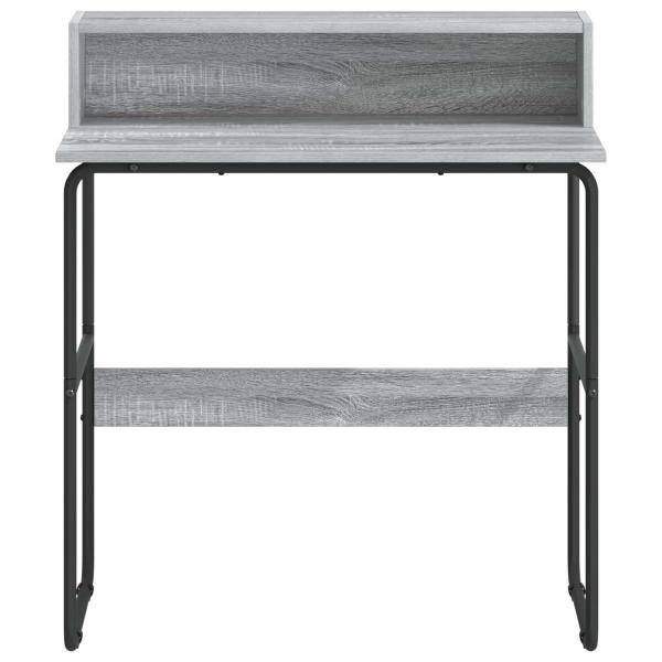 Schreibtisch mit Stauraum Sonoma-Grau 80 x 50 x 91 cm
