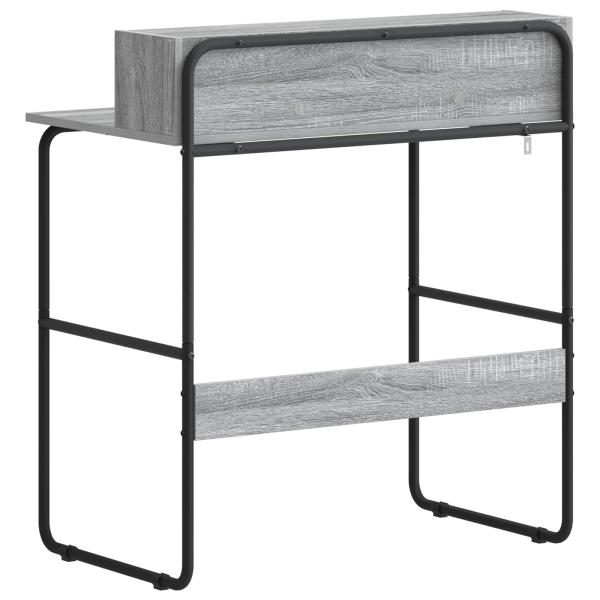 Schreibtisch mit Stauraum Sonoma-Grau 80 x 50 x 91 cm