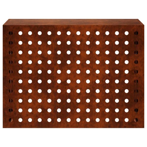 Klimaanlagenabdeckung Rostoptik 110 x 50 x 80 cm