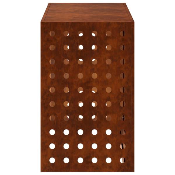 Klimaanlagenabdeckung Rostoptik 110 x 50 x 80 cm