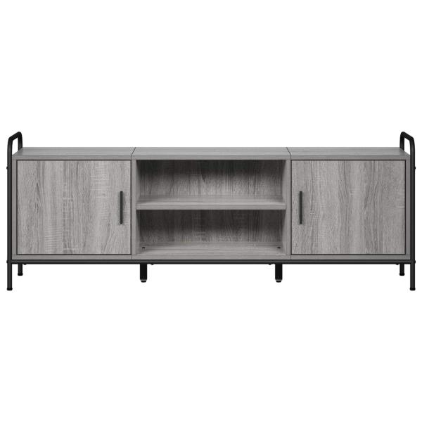 TV-Schrank 133 x 33 x 50 cm Sonoma-Grau Holzwerkstoff