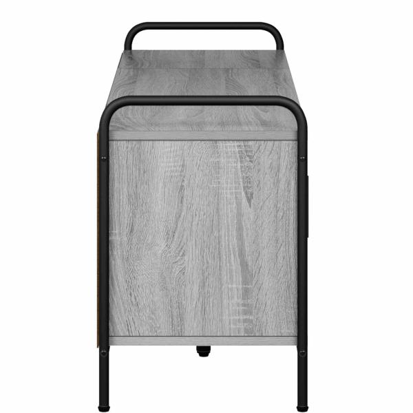 TV-Schrank 133 x 33 x 50 cm Sonoma-Grau Holzwerkstoff