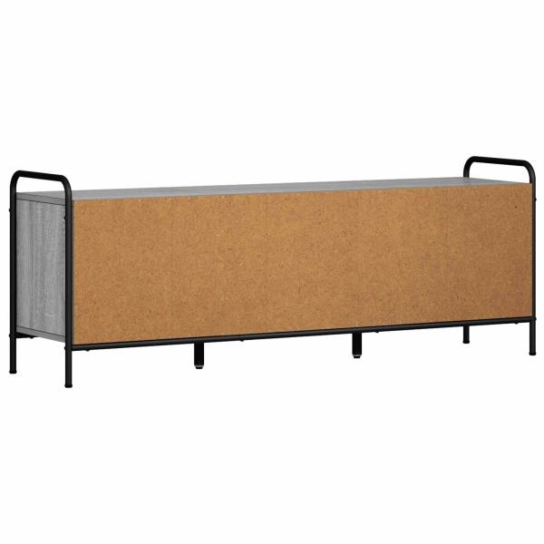TV-Schrank 133 x 33 x 50 cm Sonoma-Grau Holzwerkstoff