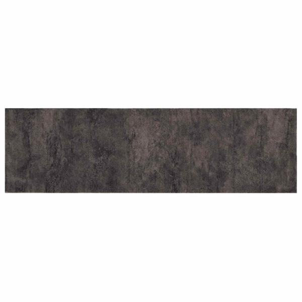 ARDEBO.de - Küchen Teppich Schwarzer Beton 150 x 45 cm 100% Polyamid