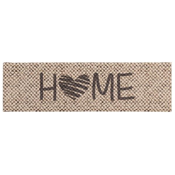 ARDEBO.de - Küchen Teppich Beige Home 300 x 60 cm 100% Polyamid Waschbar