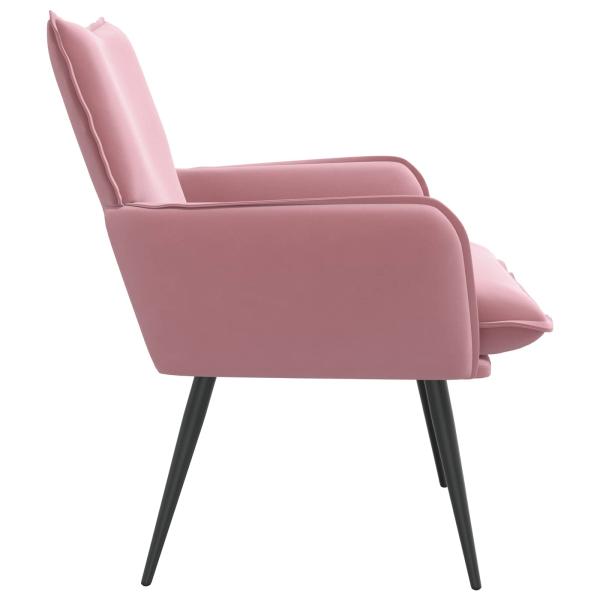 Sessel Rosa Samt