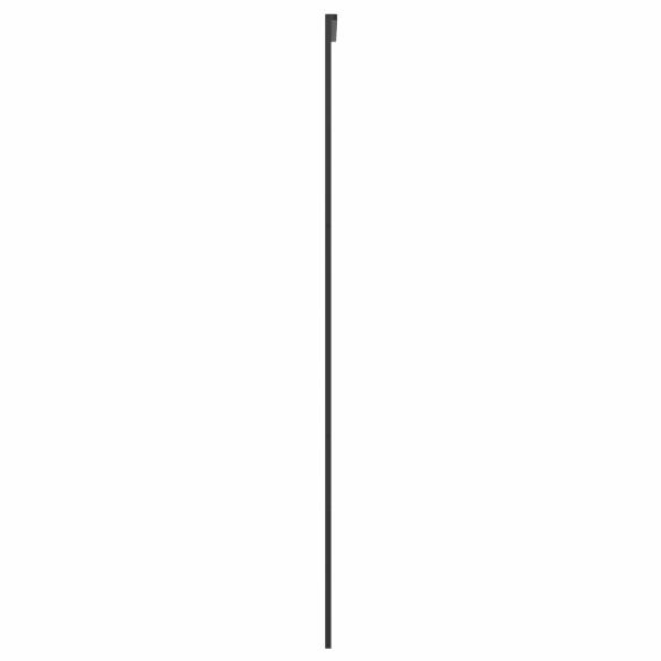 Schiebetür 90 x 205 cm Verbautes Glas und Aluminium
