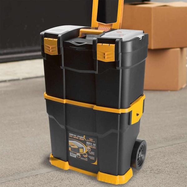ARDEBO.de - Werkzeugkoffer auf Rollen 460x280x677 mm PP