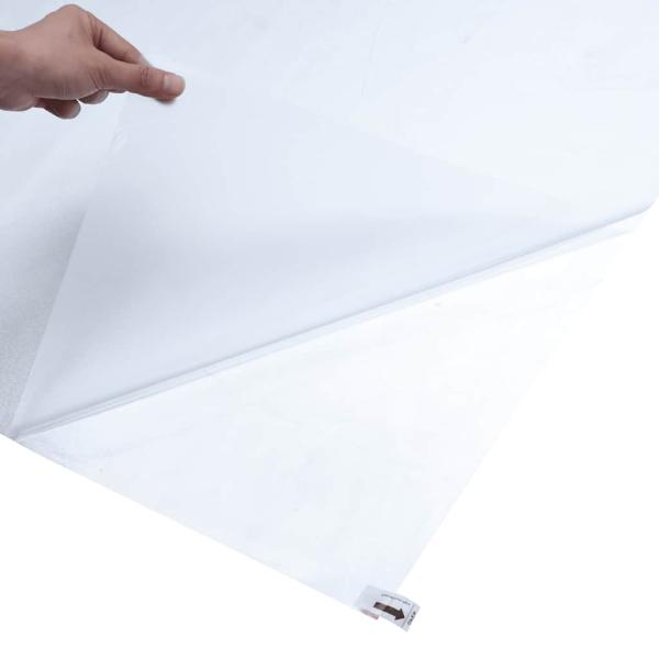 Fensterfolie Statisch Mattgrau 90x1000 cm PVC