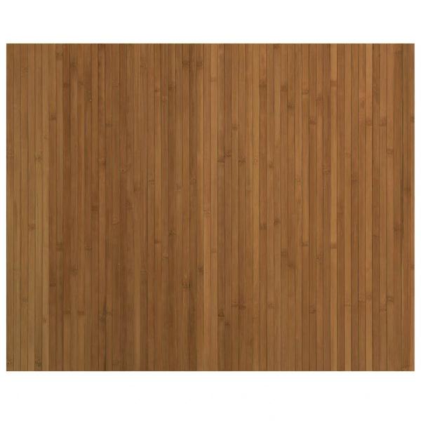 Teppich Rechteckig Braun 80x100 cm Bambus