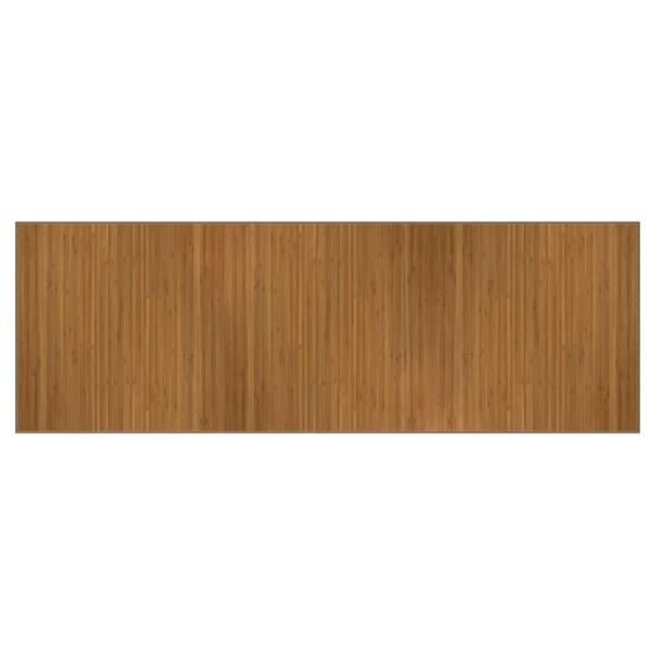 Teppich Rechteckig Braun 100x300 cm Bambus